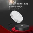 30cm Electric Rotating Turntable Display Stand LED Light Video Shooting Props - 6