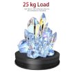 30cm Electric Rotating Turntable Display Stand LED Light UK Plug - 4