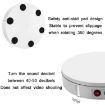 30cm Remote Control Speed Electric Turntable Sample Display Stand - AU Plug (Black) - 4