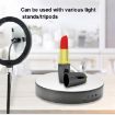 Adjustable Speed Rotating Display Stand Turntable (Black Velvet) - 7