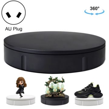 22cm Electric Rotating Display Stand Turntable, Load 50kg, AU Plug - 1