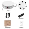 22cm Electric Rotating Display Stand Turntable, Load 50kg, AU Plug - 7
