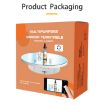 22cm Mirror Rotating Display Stand with Remote Control (Black) - 5