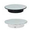 20cm Remote Control Electric Turntable Display Stand (Black) - 2