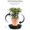 2 In 1 Charging Turntable Jewelry Display Stand, Black Remote Control - 4