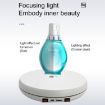 25cm LED Light Electric Rotating Display Stand Turntable White - 3