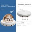 25cm LED Light Electric Rotating Display Stand Turntable White - 4