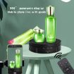 14.6cm Remote Mirror USB Electric Rotating Turntable Display Stand - 8