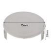 RY3-1 Mowing Line Cover Valve Core for Ryobi One+AC14RL3A (Gray) - 4