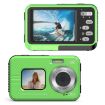 WDC901 Waterproof 48MP HD Dual Screen Camera - Green - 1