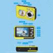 WDC901 Waterproof 48MP HD Dual Screen Camera (Yellow) - 3