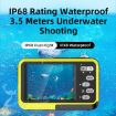 Waterproof 48MP HD Dual Screen Camera - Blue - 7