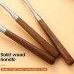 304 Stainless Steel Walnut Handle Soup Spoon - 5