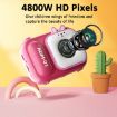 Kids Digital Camera 2.4" IPS Screen 48MP Dual Lens Mini Video Camera Blue Fox - 4