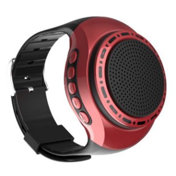 U6 Wearable Bluetooth Speaker Selfie Sports Smart Speaker (Red) - 1