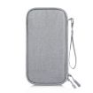 HAWEEL Clutch Bag Passport Wallet Grey - 3