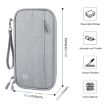 HAWEEL Clutch Bag Passport Wallet Grey - 4