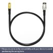 10cm BNC Female to SMB Male RG174 Coaxial Cable - 2