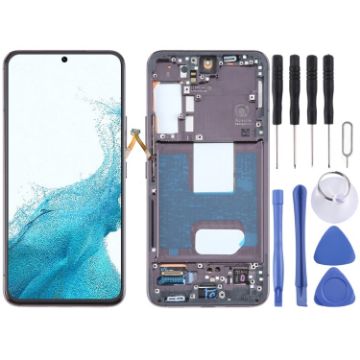 Samsung Galaxy S22 5G LCD Screen Digitizer Assembly with Frame - 1