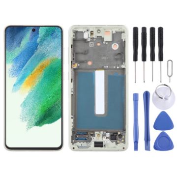 Samsung Galaxy S21 FE 5G LCD Screen Digitizer Assembly with Frame - 1