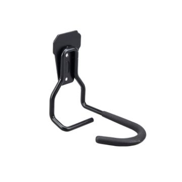 Metal Wall Garage Bicycle Rack 830 On Wall - Black - 1