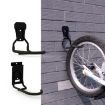 Metal Wall Garage Bicycle Rack 830 On Wall - Black - 4