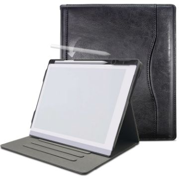 ReMarkable 2 10.3" Tablet Case - 360 Rotating Stand Cover (Black) - 1