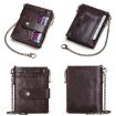 HUMERPAUL BP896 RFID Anti-Theft Leather Wallet - Black - 5