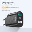 BK375-GaN AU Plug USB+Type-C 65W GaN Mobile Phone Charger PD Fast Charge Adapter - 5