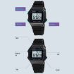 SKMEI 1698 Sports Digital Watch - 50m Waterproof, Square Pin Buckle - Black - 6