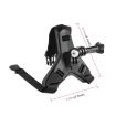 PULUZ Motorcycle Helmet Chin Strap Mount for GoPro (Black) - 2