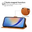 Samsung Galaxy A35 Leather Phone Case - Brown - 4