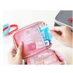 Cute Heart Mini Medicine Bag First Aid Emergency Kit Organizer (Pink) - 5