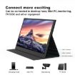 GXMO G156F 15.6" FHD IPS Portable Monitor - Black - 8