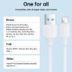 JOYROOM 2.4A USB to 8 Pin Fast Charging Data Cable, 2m Length - Black - 8