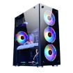 RGB Luminous CPU Radiator with 4 Fans + Remote Control - 5