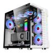RGB Luminous CPU Radiator with 4 Fans + Remote Control - 6
