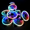 RGB Luminous CPU Radiator with 4 Fans + Remote Control - 7