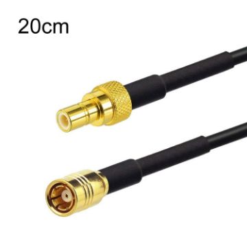 20cm SMB Male to Female Antenna Extension Cable RG174 Coaxial Cable - 1