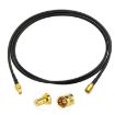 10cm SMB Male to Female Antenna Extension Cable RG174 Cable - 2