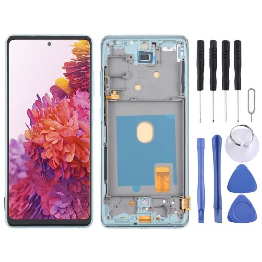 Samsung Galaxy S20 FE SM-G780F OLED LCD Screen Digitizer Assembly Green - 1