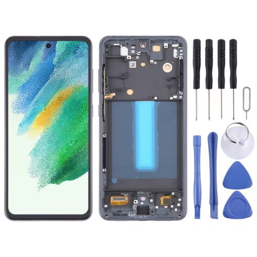 Samsung Galaxy S21 FE 5G OLED LCD Screen Digitizer Assembly (Black) - 1