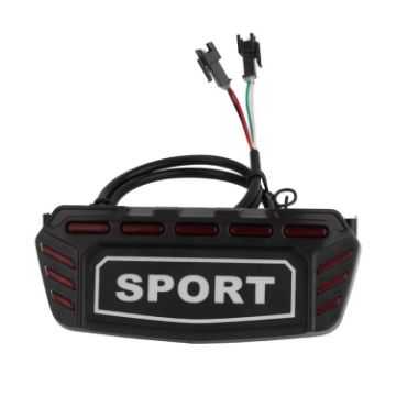 KUGOO M5 AIMITE Electric Scooter Rear Tail Light - Black - 1