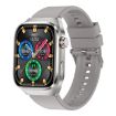 TK16 Smart Watch with 2.04" LCD Screen & Silicone Strap - Grey - 1