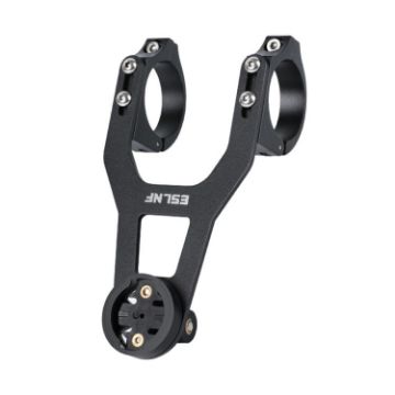 ESLNF Mountain Bike Yardstick Stand Lights Base - Stainless Steel (Black) - 1