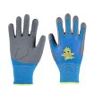 TPE Children Cartoon Gloves Hamster Parrot Size M Blue - 1