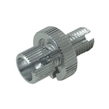 Silver Motorcycle EV Front & Rear Pump Brakes Adjustment Screw - 1