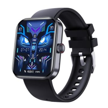 IP67 Waterproof Health Monitoring Smart Watch - Black - 1
