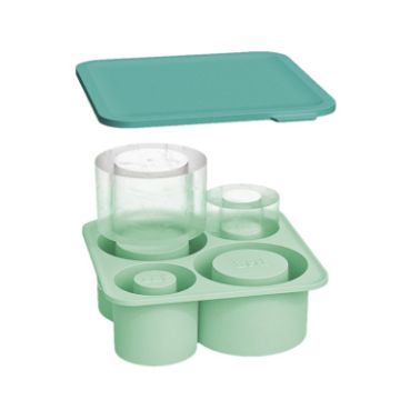 Stanley Cup 4 In 1 Ice Lattice Mold Silicone Ice Maker Box Green - 1