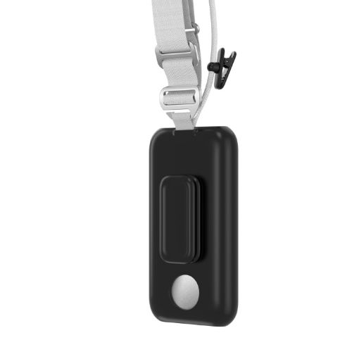 Apple Vision Pro Battery PC Case Holder with Belt Clip and Shoulder Strap - Black - 1